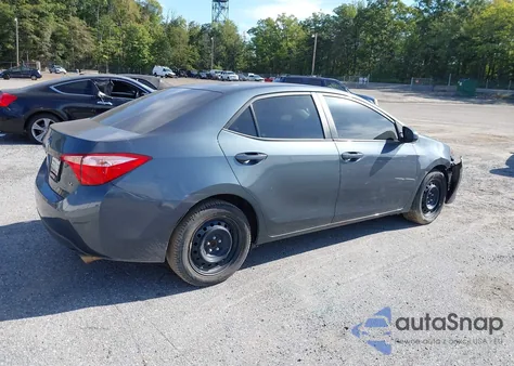 2018 Toyota Corolla Le from USA, damaged, VIN 2T1BURHE2JC036507